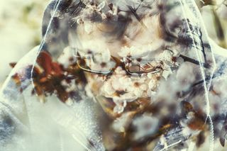 花，自然，人，夏天，年轻，花园，春天，快乐