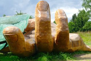 archenoah，手，木头，手指，令人印象深刻，艺术，玻璃方舟，靴子