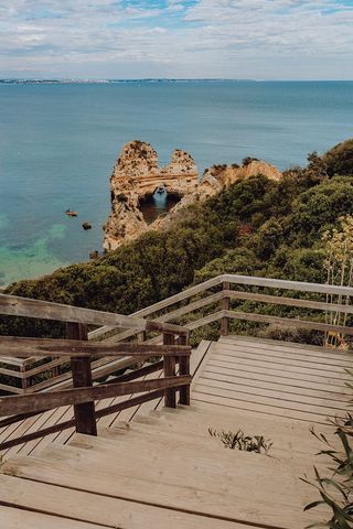 葡萄牙阿尔加维拉各斯的卡米洛海滩（Praia do Camilo）