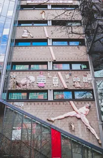 德国，柏林，城市景观，建筑，建筑，结构，最小，透视