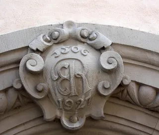 房屋、装饰、立面、重建、历史、艺术、灰泥元素、freiberg