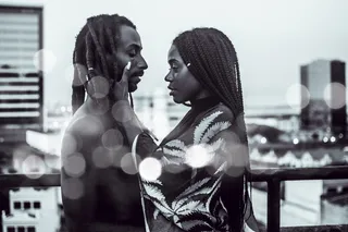 人们的黑白照片