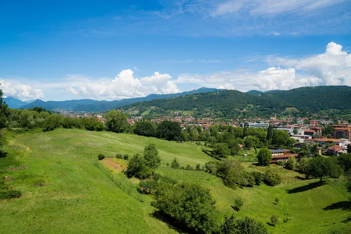 旅行，风景，自然，山，树，山，天空，夏天