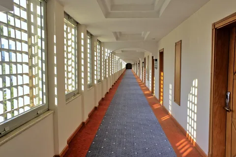 灰色、棕色、走廊、窗户、门、酒店、地板、豪华 灰色、棕色、走廊、窗户、门、酒店、地板、豪华