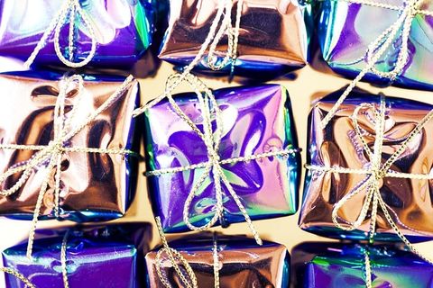 蝴蝶结，盒子，庆典，圣诞节，板条箱，装饰，礼物，节日