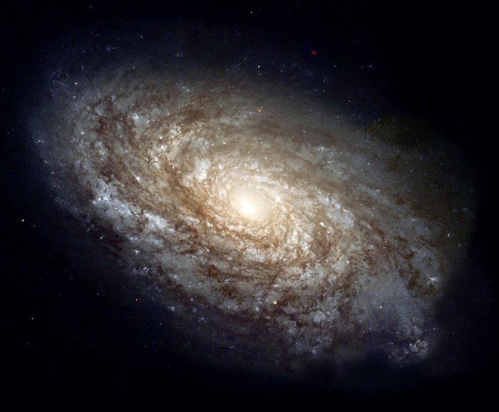 白太空云，ngc 4414，螺旋星系，星座，贝雷尼斯，星系，星空，太空