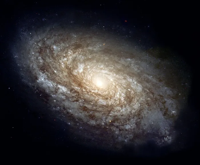白太空云，ngc 4414，螺旋星系，星座，贝雷尼斯，星系，星空，太空