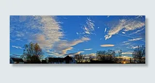 全景，自然，云，天，树，建筑外观，云天，建筑