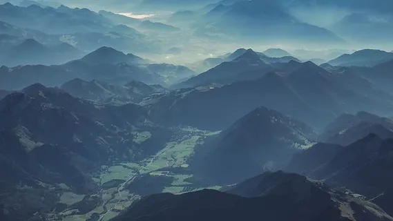 山景晨雾 山景晨雾