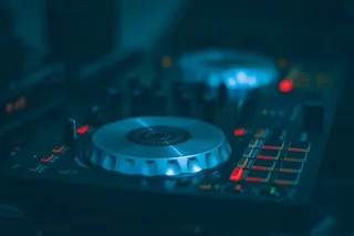 Dj控制器的微光摄影