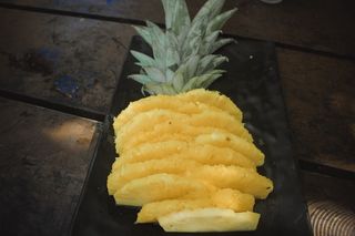 植物，菠萝，食品，水果，马提尼克，奶油，冰淇淋