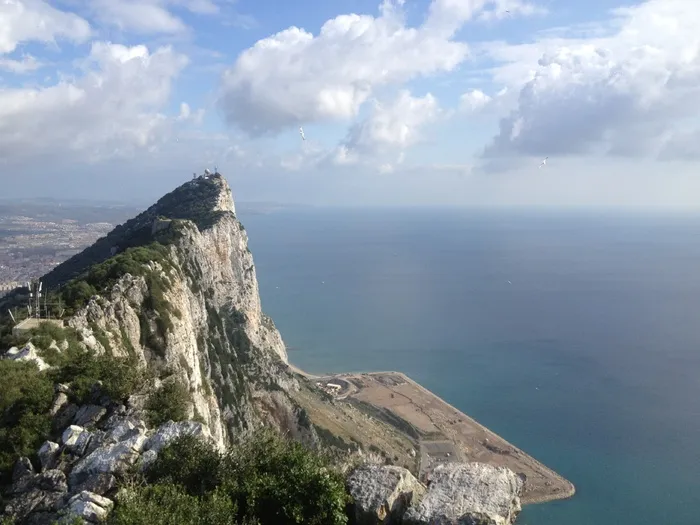 直布罗陀，岩石，旅游，欧洲，旅游，西班牙，半岛，海洋