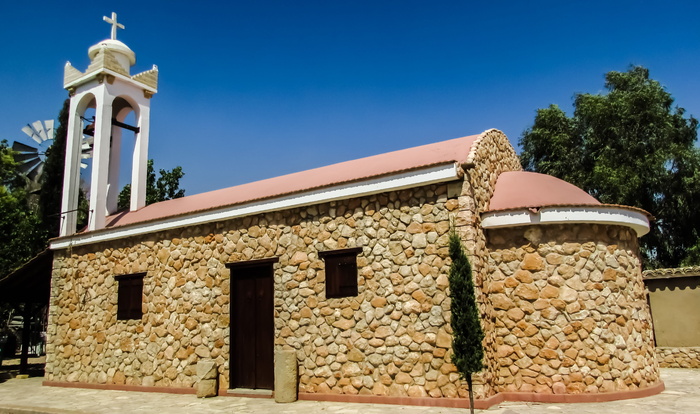 塞浦路斯，Xylotymbou，教堂，ayios andreas，东正教，宗教，建筑，建筑外观
