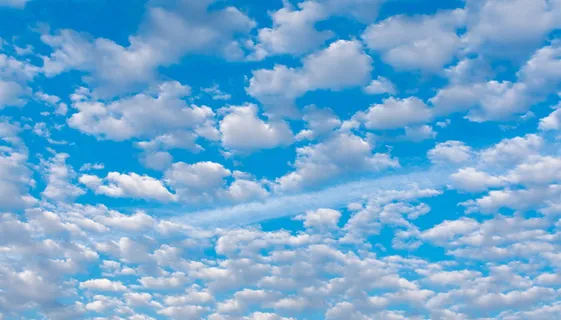 散落的白云，天空，云天，自然之美，蓝色，背景，全画框，风景-自然