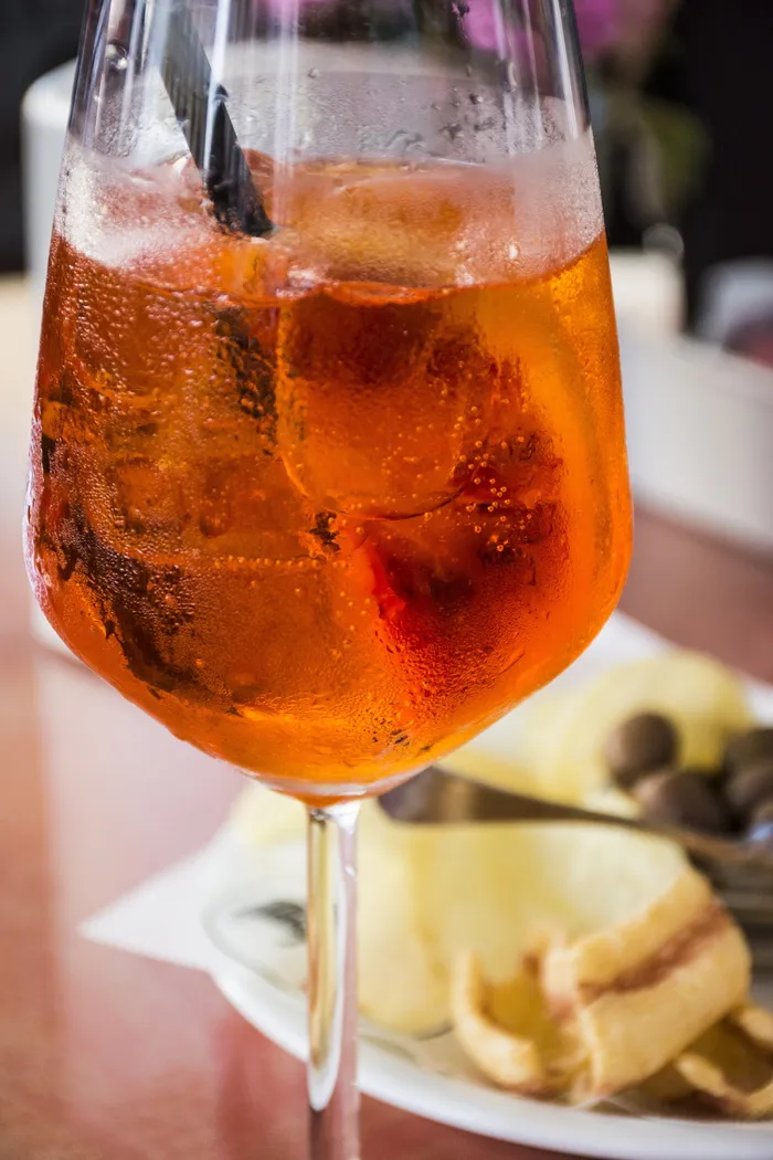 饮料，鸡尾酒，酒精，酒精，spritz，橙色，夏季，玻璃