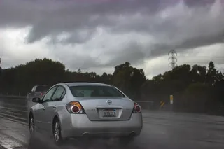美国，圣克拉拉，汽车，街道，日产，道路，雨水，机动车