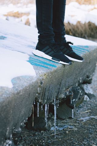 美国，纽约，耐克，水泥，运动鞋，涂鸦，油漆，雪