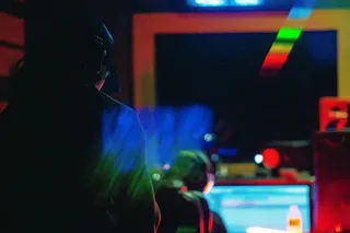 男人在女人面前