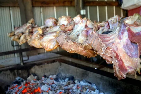 肉，烤，烤，羔羊，肉，烤，羔羊，食品和饮料，食品，市场