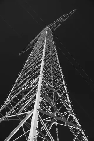 strommast，电力线，杆塔，天空，线路，加固，电压，elektrik