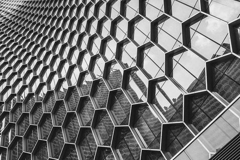 玻璃建筑的建筑摄影