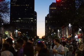 美国奥斯汀，东六街，观众区，德克萨斯州，sxsw，城市，城市