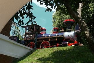 xetulul，危地马拉，火车，机车，工厂，树木，自然，运输方式