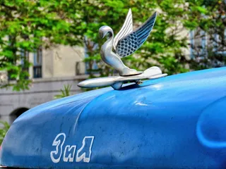 car，old cars，zil，old timer，auto，the vehicle，detail of，蓝色