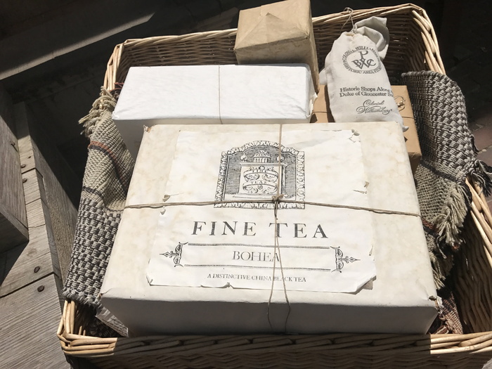 fine、茶盒、篮子、茶、williamsburg、道具、文本、通信