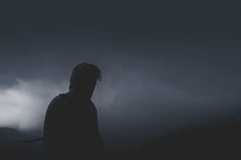 剪影,男人,连帽衫,人,男人,黑暗,云,天空 剪影,男人,连帽衫,人,男人,黑暗,云,天空