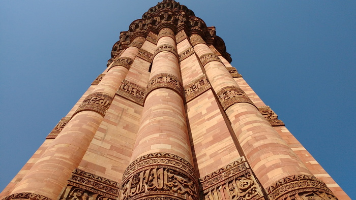 qutb minar，历史，景点，建筑，红砂岩，德里，印度，地标