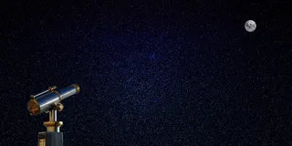 夜，夜，星，黑暗，看，月亮，天文学，太空