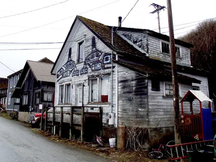 阿拉斯加、安贡、土著、特林吉特、太平洋、建筑、建筑外观、建筑结构