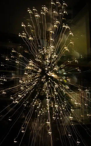 圣诞节，树，光，曝光，捕捉，流，佳能，快门