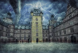 棕色，混凝土，城堡墙纸，阿沙芬堡，城堡，下弗朗哥尼亚，巴伐利亚州，德国