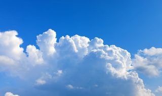 空气，大气，背景，美丽，蓝色，蓝天，明亮，气候