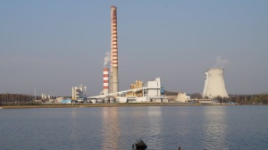 白色、灰色、电厂、燃煤电厂、rybnik、冷却塔、发电、烟囱