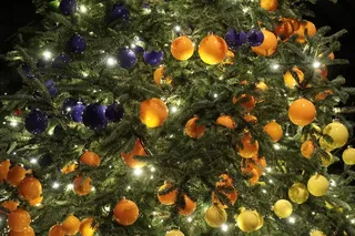 节日，圣诞树，装饰品，五颜六色，装饰，庆祝，圣诞节，圣诞装饰