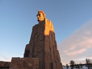 亚伯拉罕·林肯，纪念碑，纪念馆，怀俄明州，亚伯拉罕，林肯，美国，总统