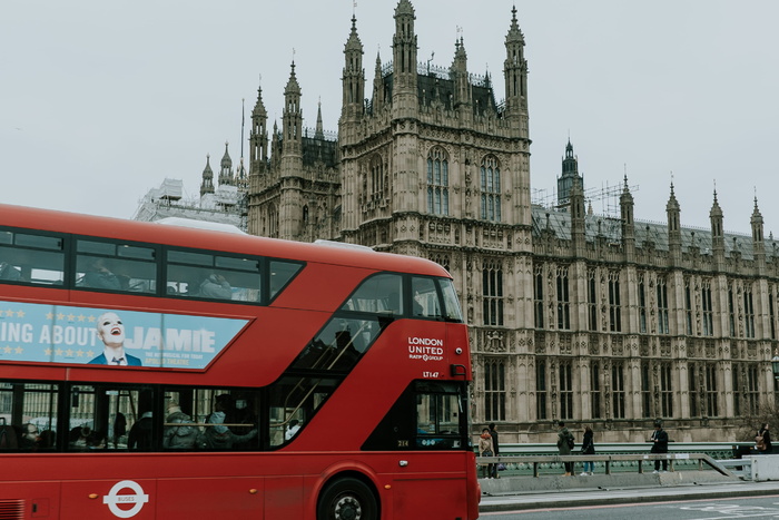 英国伦敦，宫殿广场，城堡，英国，巴士，欧洲，建筑