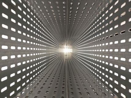 巴西，centro cívico，河马尔。爱马仕 - centro cívico, 隧道, 金属, 建筑, 图案, 建筑结构