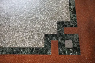 地板，卵石，地毯，角落，estrazzo，卵石地毯，方形，灰色