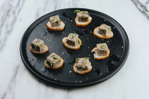 canapés，canape，croute，pate，鸡尾酒，美食，聚会，食物