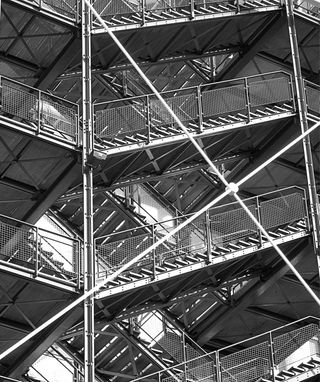 法国，巴黎，建筑结构，低角度视野，金属，室内，无人居住