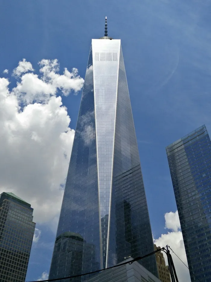 世贸中心一号，纽约市，建筑，玻璃，现代，建筑，建筑结构，建筑外部