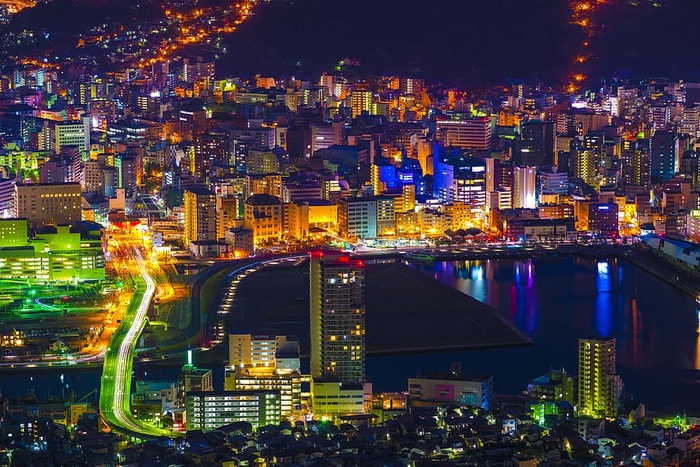 日本长崎夜景