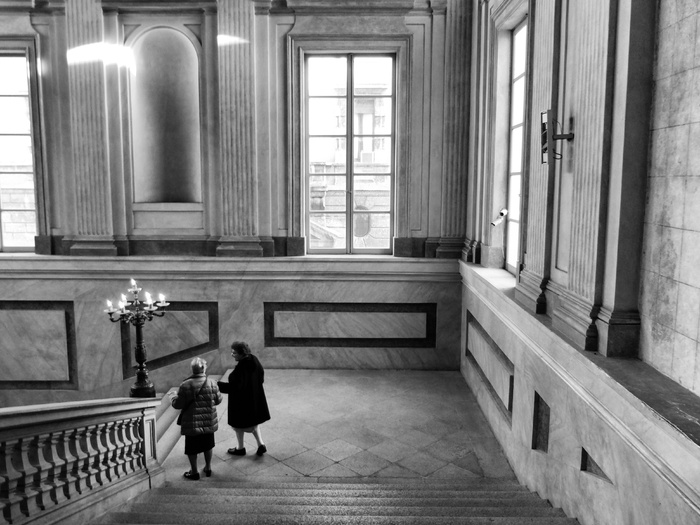 意大利, 米兰, 米兰皇宫, 博物馆, 米兰, 黑与白, 意大利, 皇宫