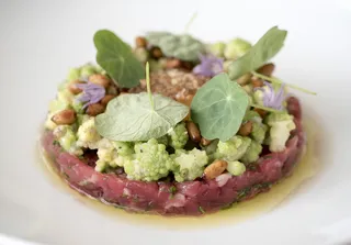 牛肉，鞑靼，美味，食物，吃，用餐，盘子，美味