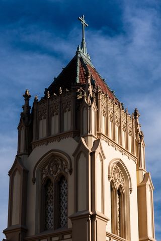 美国旧金山旧金山大学塔楼、建筑、尖塔、尖塔