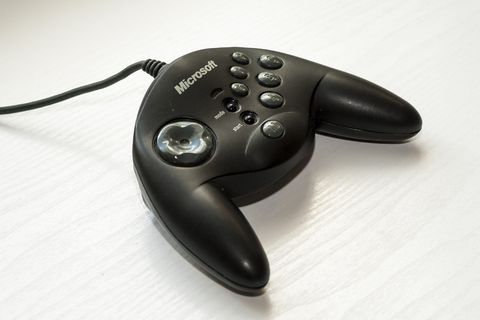 gamepad、控制器、操纵杆、游戏、视频游戏、microsoft、sidewinder、按钮
